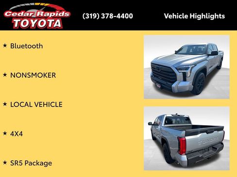Certified 2026 Toyota Tundra SR5 w/ SR5 Premium Package AWD/4WD image 16