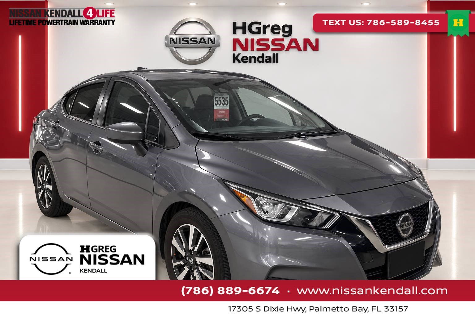 Used 2022 Nissan Versa SV w/ Trunk Package FWD image 1