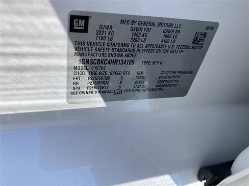 Used 2017 Chevrolet Tahoe LT w/ LT Signature Package image 33