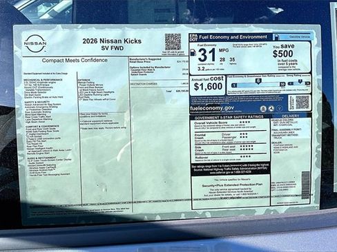 New 2026 Nissan Kicks SV image 13