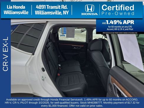 Certified 2021 Honda CR-V EX-L image 32