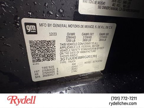 Used 2024 GMC Sierra 1500 SLT w/ SLT Premium Plus Package image 22