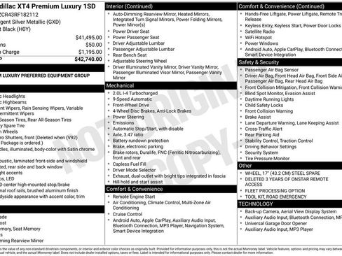 Used 2024 Cadillac XT4 Premium Luxury image 7