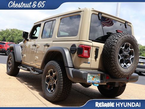 Used 2022 Jeep Wrangler Unlimited Rubicon 4xe w/ Steel Bumper Group AWD/4WD image 4