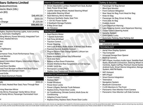 Used 2023 Subaru Solterra AWD image 4