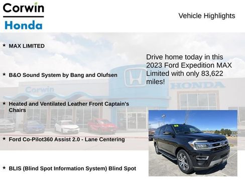 Used 2023 Ford Expedition Max Limited AWD/4WD image 6