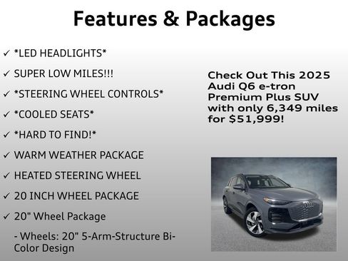 Used 2025 Audi Q6 e-tron Premium Plus image 12