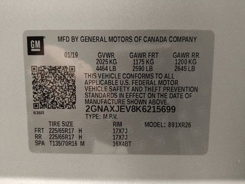 Used 2019 Chevrolet Equinox LT image 33