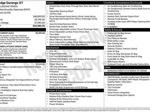 Used 2017 Dodge Durango GT w/ Premium Group image 6