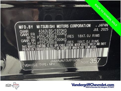 Used 2025 Mitsubishi Outlander Sport ES AWD/4WD image 29