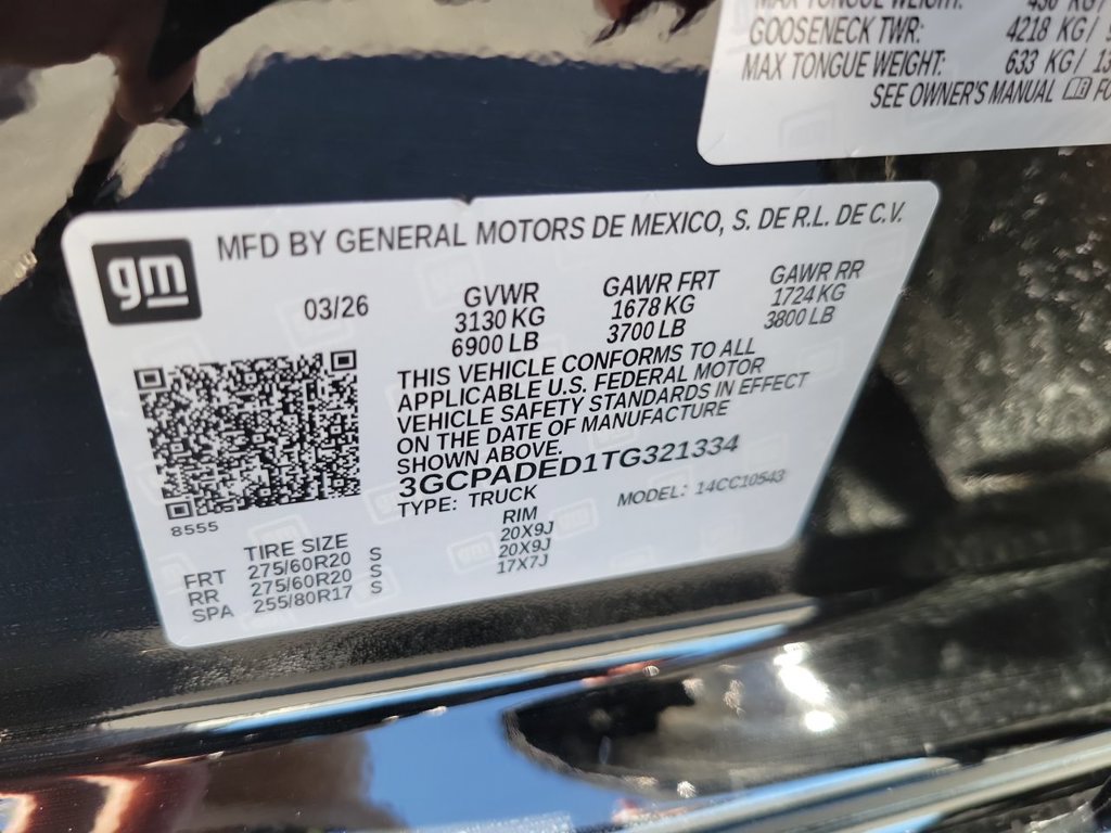 Certified 2026 Chevrolet Silverado 1500 RST w/ Texas Edition Plus RWD image 40
