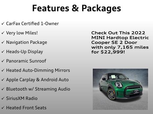 Used 2022 MINI Cooper SE FWD image 4