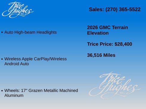 Used 2026 GMC Terrain Elevation AWD/4WD image 7