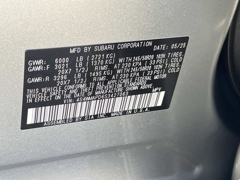 Certified 2025 Subaru Ascent Limited w/ Popular Package #1 image 35