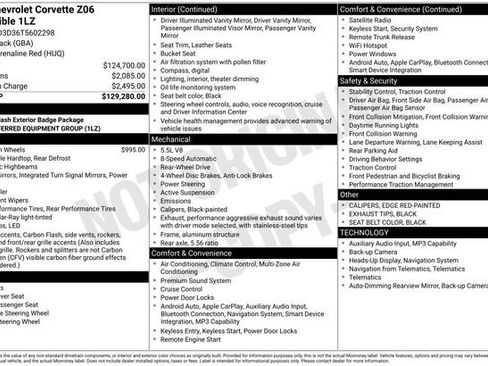 Used 2026 Chevrolet Corvette Z06 RWD image 8