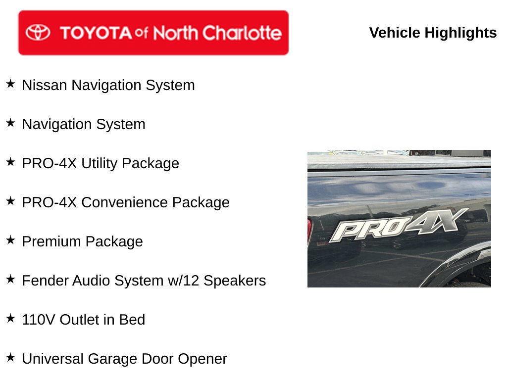 Used 2019 Nissan Titan PRO-4X w/ Pro-4x Convenience Package AWD/4WD image 5