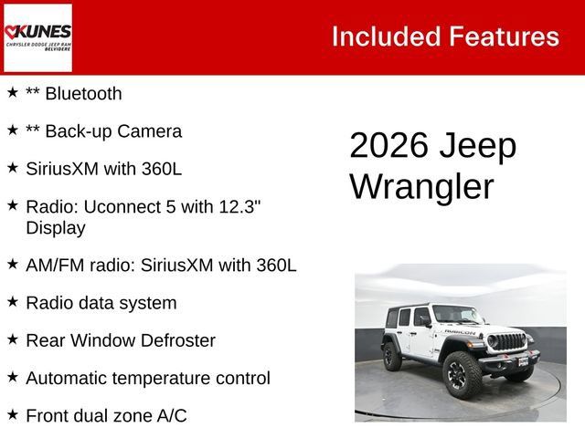 Used 2026 Jeep Wrangler Unlimited Rubicon AWD/4WD image 3