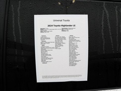 Used 2024 Toyota Highlander LE image 51