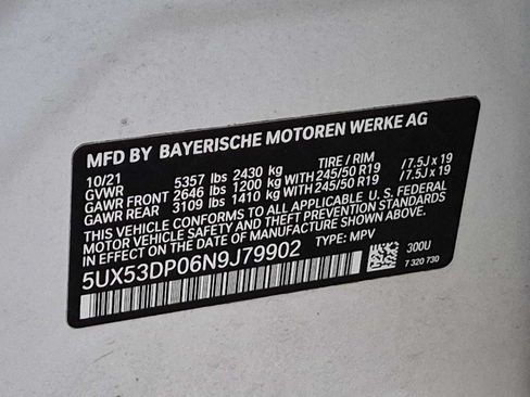 Used 2022 BMW X3 xDrive30i w/ Convenience Package AWD/4WD image 38