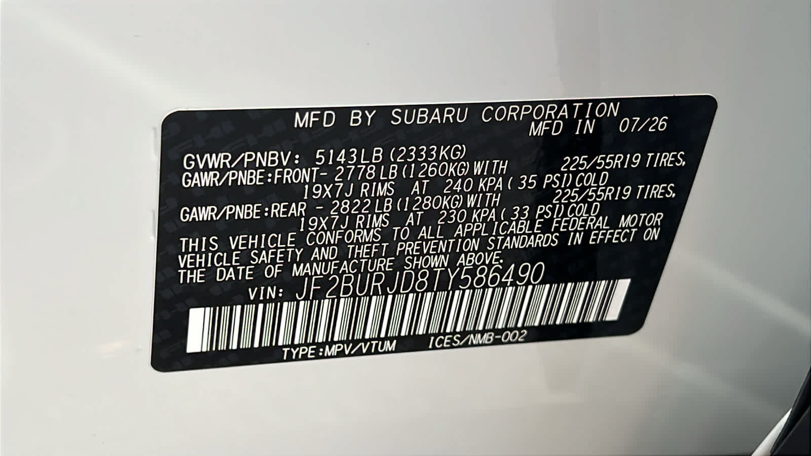 New 2026 Subaru Outback Touring XT AWD/4WD image 30
