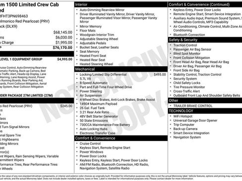 Used 2023 RAM 1500 Limited AWD/4WD image 59