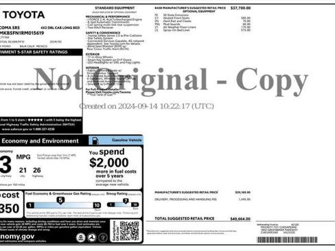 Used 2024 Toyota Tacoma SR5 image 4