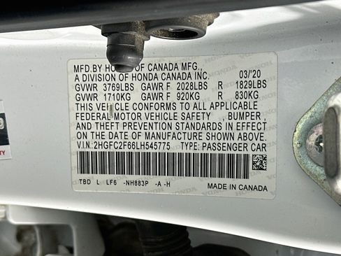 Used 2020 Honda Civic LX image 12