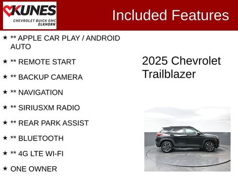 Used 2025 Chevrolet TrailBlazer LT w/ Driver Confidence Package image 2