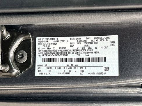 Used 2019 Ford F150 XLT w/ Equipment Group 302A Luxury image 27