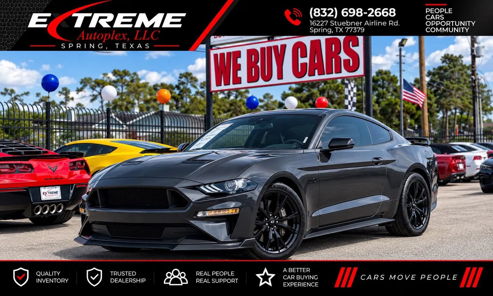 Used 2022 Ford Mustang GT Premium w/ Equipment Group 401A RWD image 1