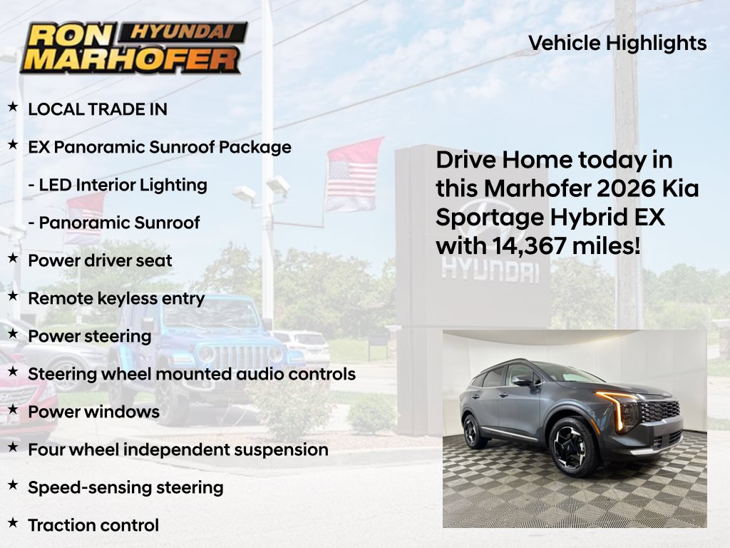 Used 2026 Kia Sportage EX w/ EX Panoramic Sunroof Package AWD/4WD image 15