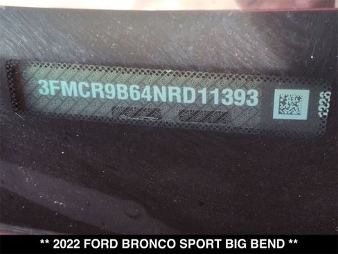 Used 2022 Ford Bronco Sport Big Bend w/ Convenience Package image 31