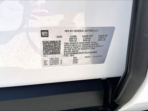New 2026 Chevrolet Tahoe LS w/ LPO, Chrome Package AWD/4WD image 13
