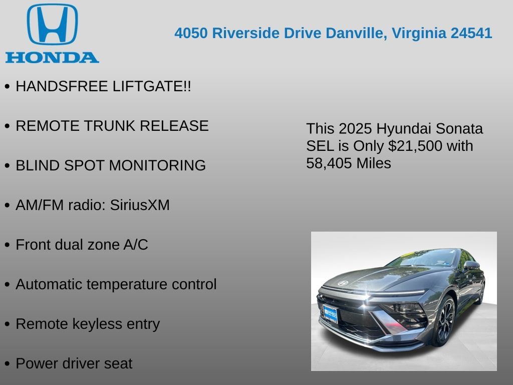 Used 2025 Hyundai Sonata SEL FWD image 17