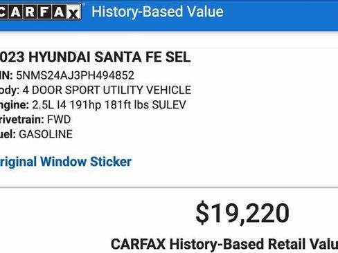 Used 2023 Hyundai Santa Fe SEL image 5