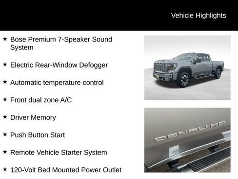 Used 2025 GMC Sierra 2500 Denali w/ Denali Reserve Package AWD/4WD image 14