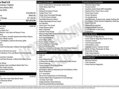 Used 2020 Kia Soul LX FWD image 9