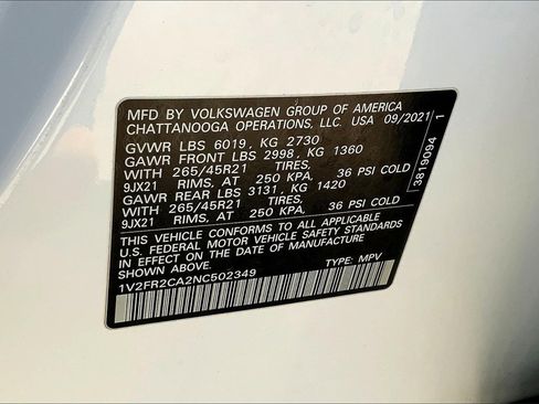 Used 2022 Volkswagen Atlas SEL Premium image 35