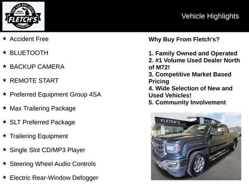 Used 2017 GMC Sierra 1500 SLT w/ Max Trailering Package AWD/4WD image 2