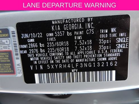 Used 2022 Kia Sorento EX w/ Panoramic Sunroof Package FWD image 16
