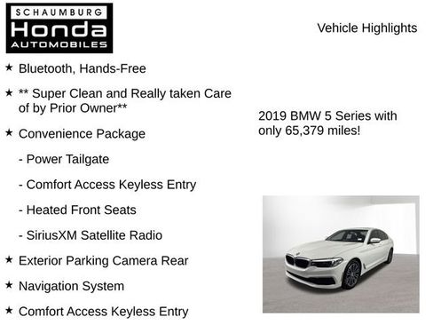 Used 2019 BMW 540i xDrive w/ Convenience Package image 7