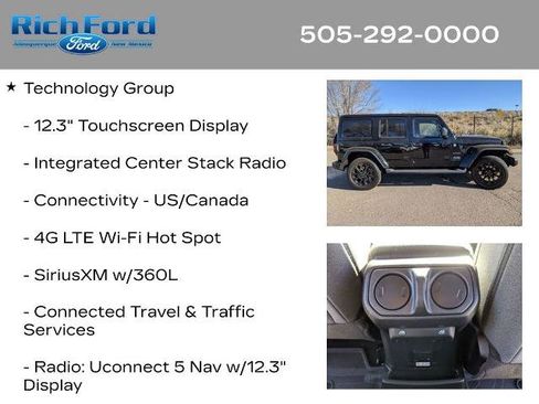 Used 2024 Jeep Wrangler Unlimited Sahara w/ Technology Group image 25