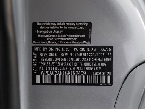 Used 2016 Porsche Cayman GT4 image 8