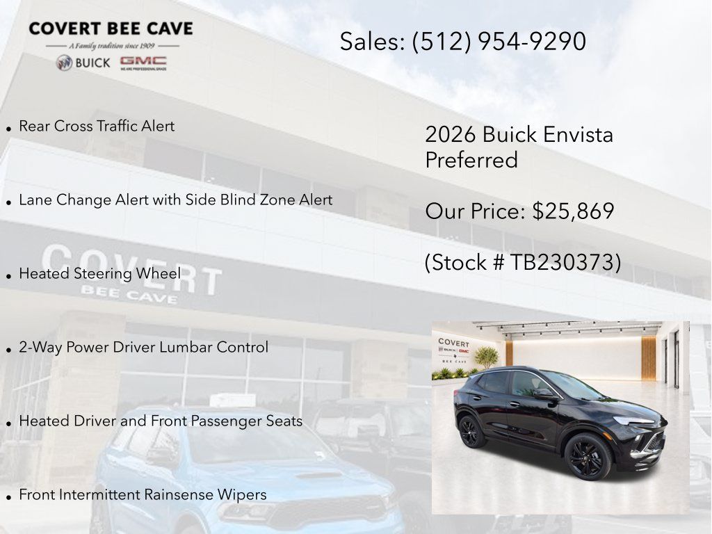 New 2026 Buick Envista Sport Touring w/ Convenience I Package FWD image 19