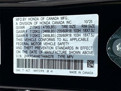 Certified 2026 Honda CR-V EX image 36