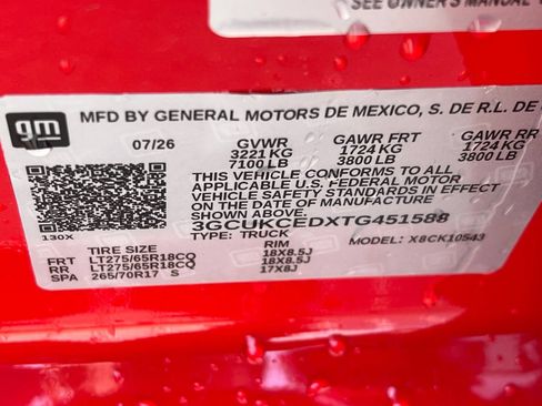 New 2026 Chevrolet Silverado 1500 Custom Trail Boss AWD/4WD image 21