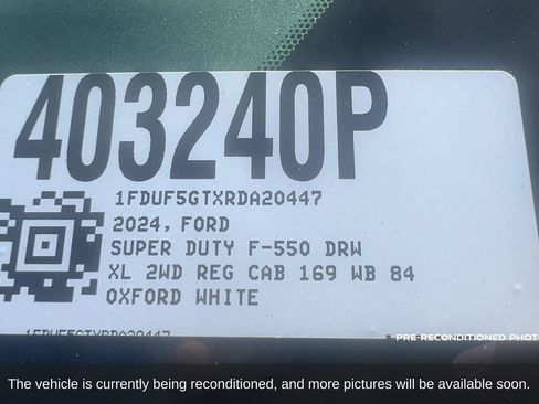 Used 2024 Ford F550 2WD Regular Cab Super Duty w/ XL Chrome Package image 19