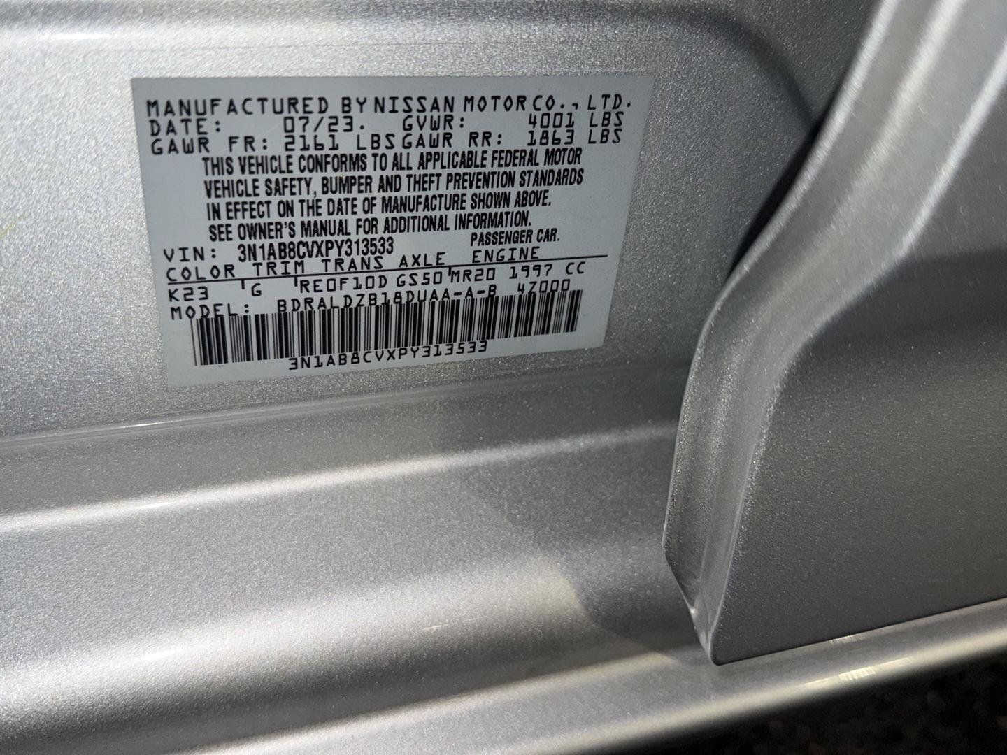 Used 2023 Nissan Sentra SV w/ All-Weather Package FWD image 41