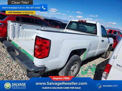Used 2018 Chevrolet Silverado 1500 W/T w/ Chrome Bumper Package image 4