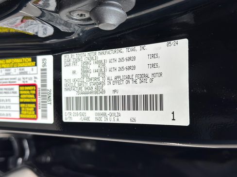 Used 2024 Toyota Sequoia Limited RWD image 50